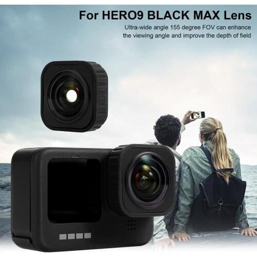 For GoPro Max Lens Mod Ultra-wide Angle Lens For GoPro HERO9 Black Vlog Shooting Lens Cameras Filter Action Camera Accessories