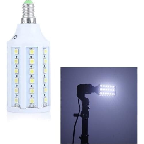 60 5050 SMD LED Corn Bulb Light Lamp E14 1080Lm 360° 10W 220V White Energy-Saving Drop shipping
