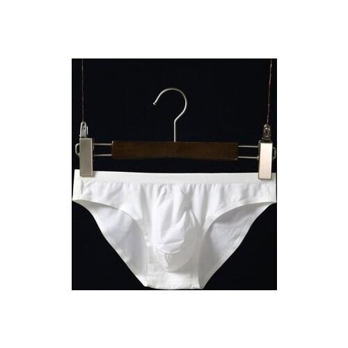 2020 High Quality Mens Triangle Seamless Ice Silk Briefs Ultra-Thin Translucent Sexy Low Waist Breathable Youth Underwear