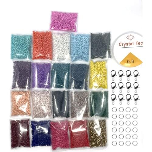 Jewelry Material 3 Mm Sand Bead Set 21 Color Sand Bead Set And Material