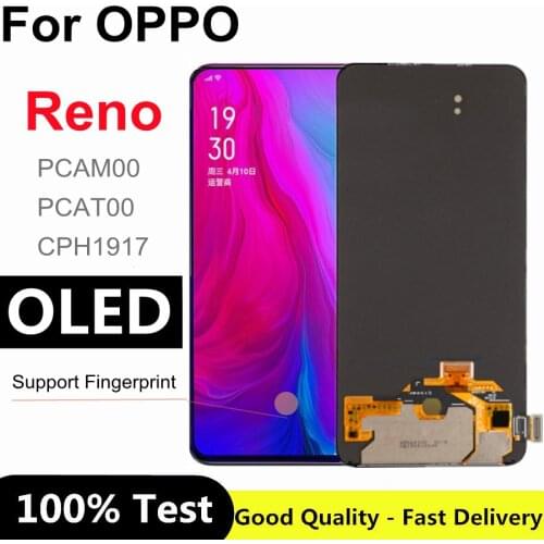 6.4" OLED For Oppo Reno PCAT00 PCAM00 CPH1917 LCD Display Screen Touch Panel Digitizer Assembly for OPPO Reno LCD