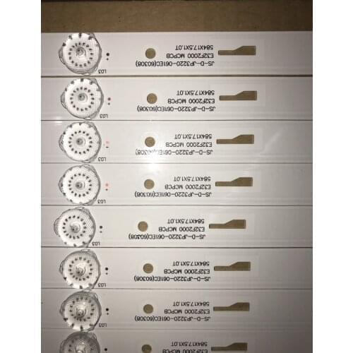 20pcs/with double glue New and original quality For LED Backlight Strip JS-D-JP3220-061EC XS-D-JP3220-061EC E32F2000 MCPCB