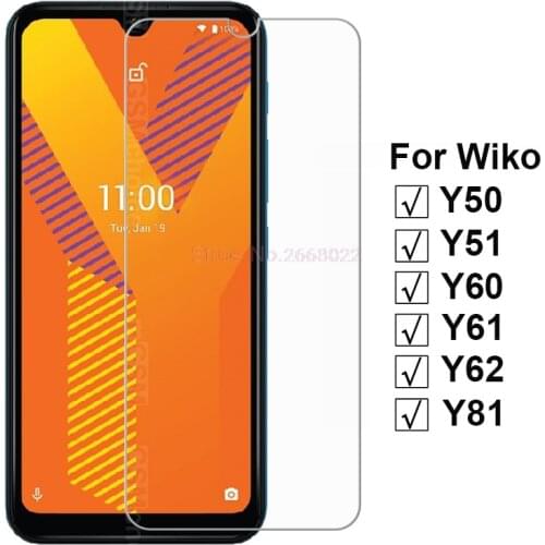 3-1PCS Tempered Glass For Wiko View5 4 Lite Plus Screen Protector For Wiko Y50 Y51 Y60 Y61 Y62 Y81 Sunny5 Lite Protective Glass