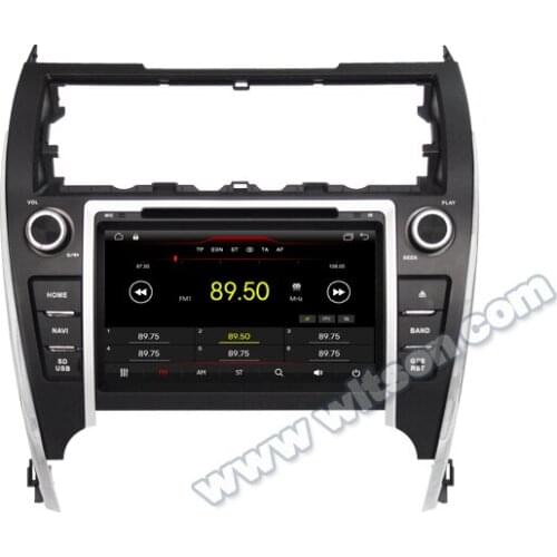8" Android 10 OS Car DVD Multimedia Navigation GPS Radio for Toyota Camry 2012-2017 US Version with 128GB External HDD Support