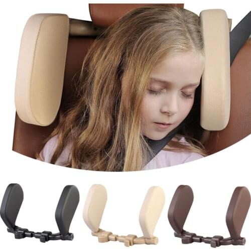 Car Neck Headrest Pillow Cushion Seat Support Head Restraint Seat Pillow Headrest Neck Travel Sleeping Cushion For Kids Adults