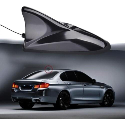 Car Radio Antenna Universal Shark Fin DVB-T DVB-T2 ATSC ISDB Digital TV Box SMA Plug Antenna Signal Receiver Auto Accessories