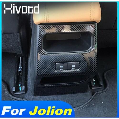 Car Armrest Rear Outlet Cover Air Outlet Vent Frame Decoration Panel Interior Parts Styling For Haval Jolion 2021 Accessories