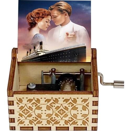 Wooden Music Box Handmade Music Box, Valentines Day Birthday Gift, Exquisite Box, Home Decoration