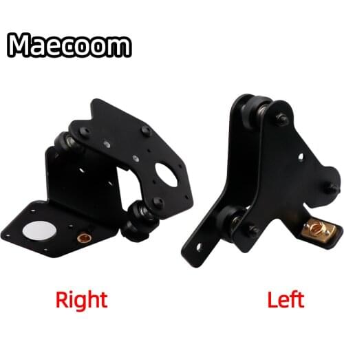 3D printer parts CR-10 S4/S5 X axis motor mount bracket right/ left X-axis Front/Back Motor mount Plate with wheels pom nut