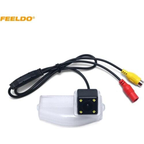 FEELDO 1PC For Mazda 2 Mazda 3 Special Reverse Rear View Car Camera with LED Light #FD-1262