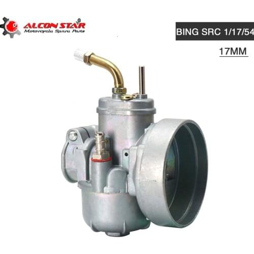 Alconstar-Moto Bing Style Carburetor Carb Vergaser Bing (Replica) 17 mm carb bing style For Puch Bing Dax Motorcycle Kreidler