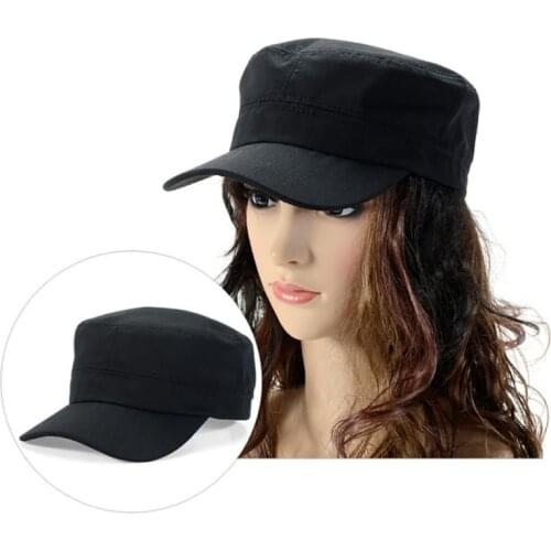 Girl Army Cadet Patrol Castro Cap Driving Summer Hats Women Men Military Hat