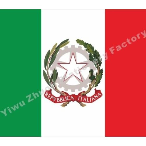 Italy State Flag 150X90cm (3x5FT) 120g 100D Polyester Double Stitched High Quality Banner Ensign Free Shipping