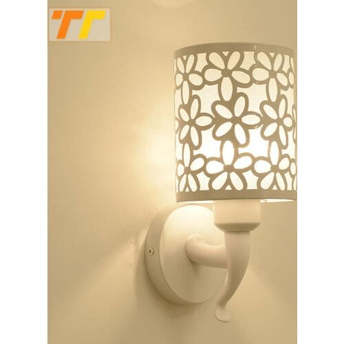 Wall Lamps Indoor Bedroom Simple Style Wall Sconces Wall Light Lamp Bedding Lamp Luminaria Creative Staircase Living Room Lamp
