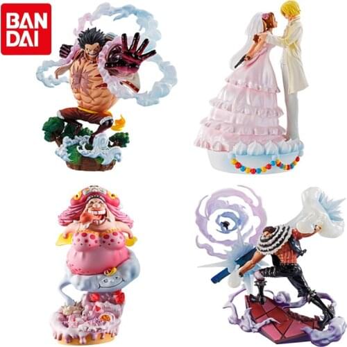 Genuine ONE PIECE Limited MH Cake Island Hand-Model LOG BOX Re Birth Luffy Charlotte Katakuri Gear Fourth Action Figure Toys