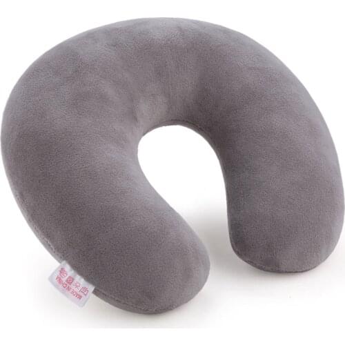 Pure color U-shaped pillow, office lunch break pillow, travel pillow, pillow car neck pillow customization