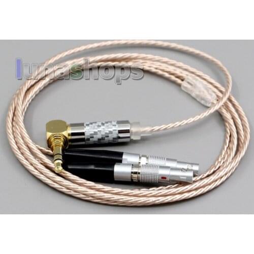LN006368 Hi-Res Silver Plated XLR Earphone Cable For Ultrasone Veritas Jubilee 25E 15 Edition ED 8EX ED15 Headphone