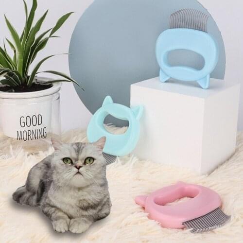 Pet Cat Dog Massage Combs Grooming ABS Hair Brush Hair Removal Pet Shell Needle Comb Animal Cleaning Comb 1 Pcs Pet Supplies