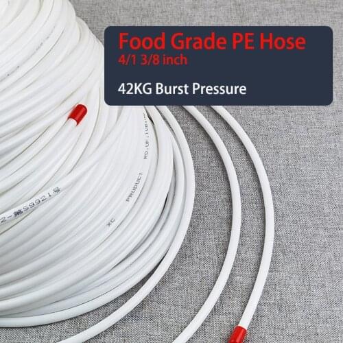 1 Meter RO Water 1/4 3/8 Inch OD PE Hose Tubing White Flexible Pipe Tube For Reverse Osmosis Aquarium Filter System