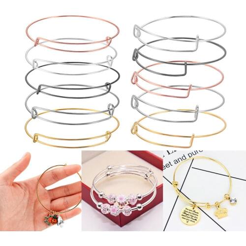 10pcs/set popular push-pull bracelet diy retractable bracelet adjustable sub-wire bracelet Diy Jewelry Finding