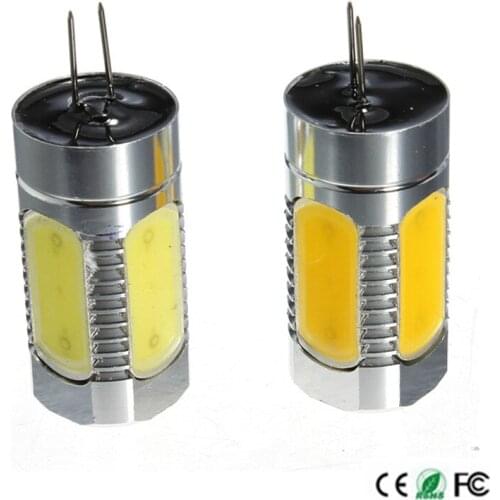 10pcs/lot G4 AC/DC12V 8W COB Spotlight COB LED Car RV Boat Bulb Lamp Warm/Cool White LED Bulbs lamps