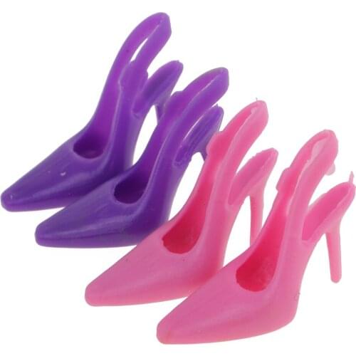 20Pairs/Lot Doll Shoes High Heel Sandals for Doll Fashion Accessories