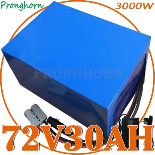 Electric bicycle battery 72V 50Ah 40Ah 35Ah 30AH 25AH 20AH 3000W 18650 Lithium ion Electric Scooter Battery Pack 72V Battery