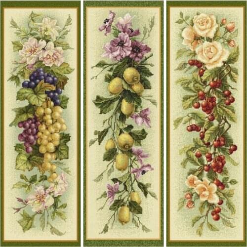 Huacan Diamond Mosaic Fruit 5D Diamond Painting Embroidery Complete Kit Landscape Beaded Pictures Handmade Gift Wall Decor