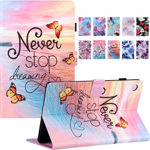 Case For Lenovo Tab M10 FHD Plus 10.3" TB-X606X TB-X606F 2020 Cover Funda Tablet Protector Cute Painted Stand Shell Coque