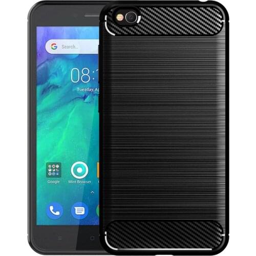 Luxury Case for Xiaomi Redmi GO Cover Carbon Fiber Texture Brushed Case for Redmi 4X phone Cover