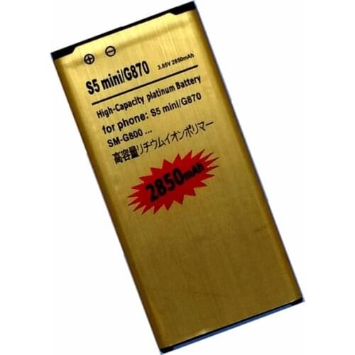 EB-BG800BBE Internal for Samsung Galaxy S5 Mini S5MINI SV Mini G870 SM-G800 Rechargeable Battery Accumulator Bateria EB-BG800CBE