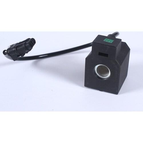 For Foton Lovol 65/85/150/210/220 excavator oil source valve pilot safety lock solenoid valve coil
