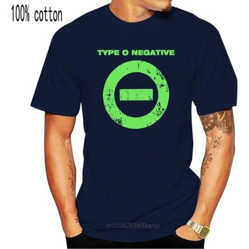 Type O Negative Logo T Shirt Black All Sizes S - 3Xl 100% Cotton Summer O-Neck Tops Tee Shirt