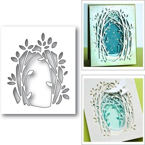 Halloween Forest Branch Tree Hole 2020 New Metal Cutting Dies for Scrapbooking and Card Making Decora Embossing Craft No Stamps