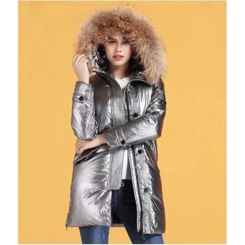 Raccoon fur Hood 2021 Winter Jacket women down jackets womens duck down coat Parka long outerwear duck down overcoat brand