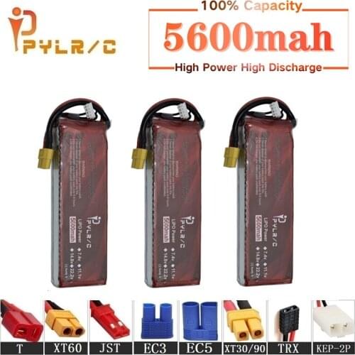 High Rate 14.8v 5600mAh Lipo Battery For RC Helicopter Parts 4s Lithium battery 14.8v 50C RC Cars Airplanes Drone Battery T/XT60