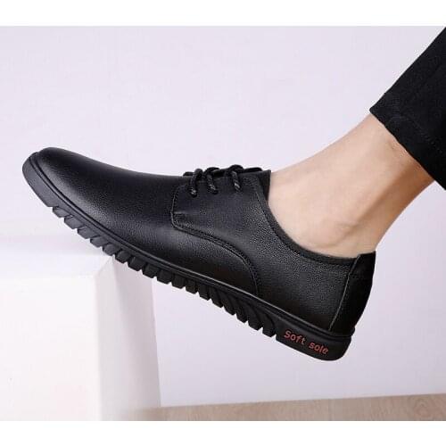 Men Dress Oxfords Business Office Black Brown Lace-Up Mens Formal Shoes Wedding shoes Fashion Slip On Men New Classic Shoes