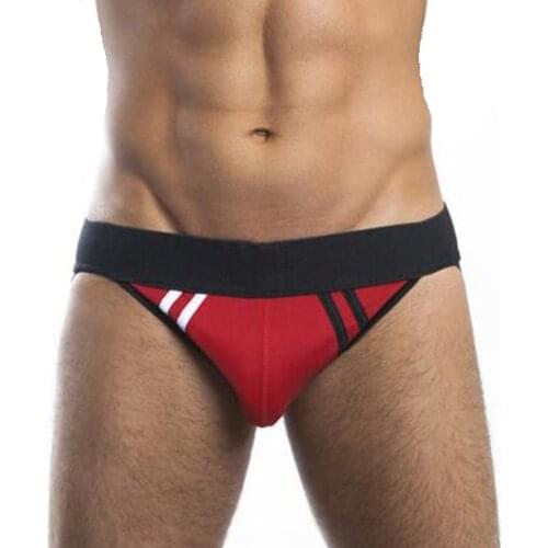 Men jock underwears male sexy jockstrap thong underpants mens cotton thongs