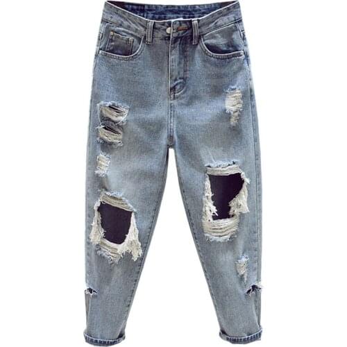 2020 spring summer autumn new women fashion casual Denim Pants woman female OL jeans women Pq40