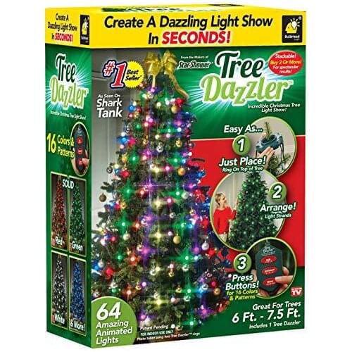 Tree Dazzler Led String Garland Christmas Tree Fairy Light Luce Waterproof Home Garden Party Outdoor Holiday Decoration