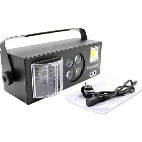 The latest Disco laser projector DMX Spot Flash Laser Strobe 4in1 wonderful effects Stage lighting Colorful DJ party laser light