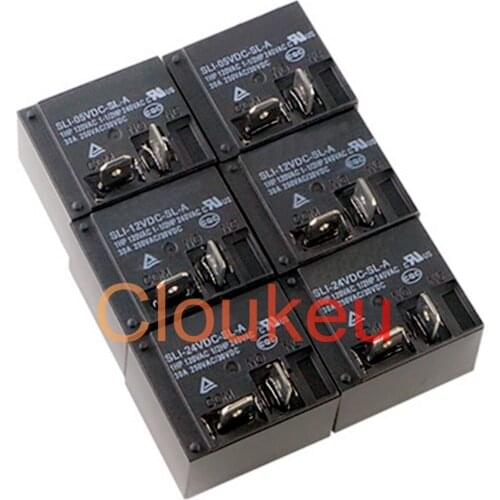 Relay SLI-05VDC 12VDC 24VDC-SL-A 30A 4pin T93 2160