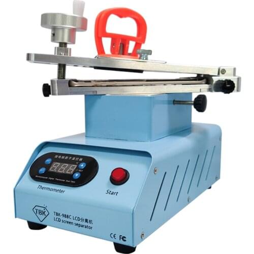 Rotary Separator New Curved Screen Built In Double Vacuum Pump 7 Inch Heating Platform Degumming And Frame Detaching TBK 988C