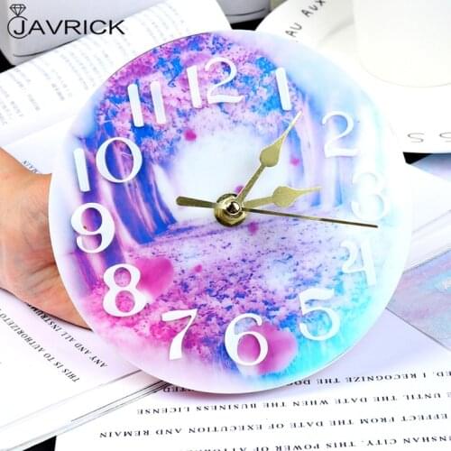 Arabic Numerals Silicone DIY Jewelry Mold Pendant Watch Clock Shaped Fondant Cake