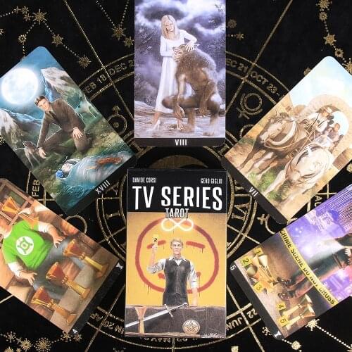 Tv Series Tarot Cards Divination Card Game Board Classical Tarot Archetypes Oracle New Beginner Toy Gift Friend Retro Style