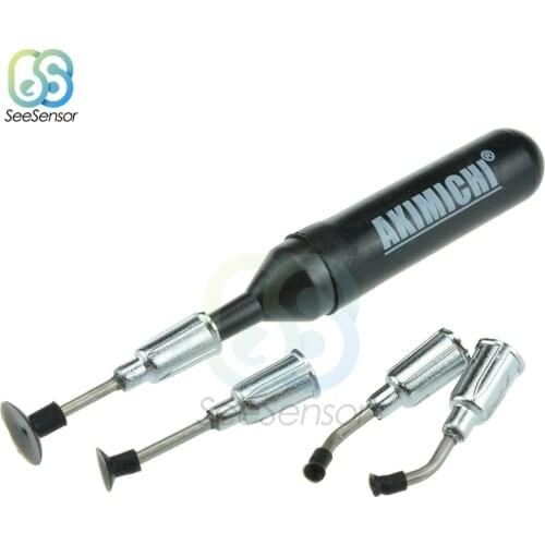 SMD IC Vacuum Sucking Pen Picker Pick Hand Tool 4 Suction Headers for MT-668 top
