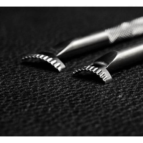 Rolling leaf tool JY2 wave pattern diy handmade leather goods vegetable tanned leather stainless steel leather carving printing