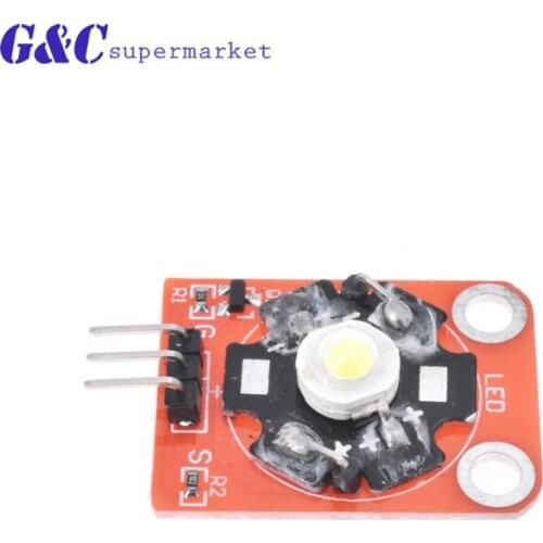 3W LED Module High-Power with PCB Chassis for Arduino STM32 AVR