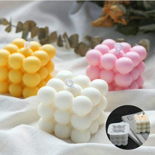 6-Cavity RubikS Cube Mousse Cake Silicone Mold 3D Chocolate Baking Mould Dessert Cake DIY Decorating Art Cakes Crafts