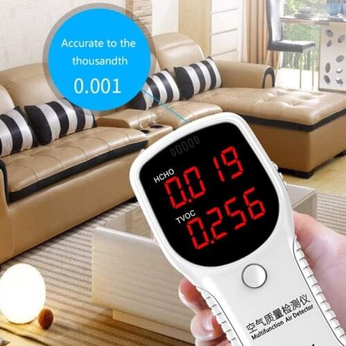 K1KA Air Quality Monitor for Dust Indoor Pollution Tester Particulate Analyzer Formaldehyde TVOC Data Record Gas Detector